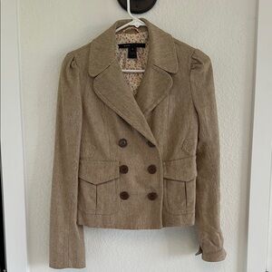 Women's Double-Breasted Beige Jacket vintage Marc Jacob’s